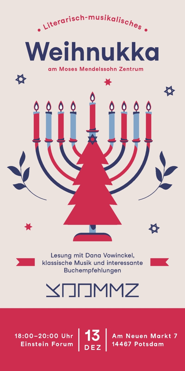 Einladung,  Weihnukka-Veranstaltung, Einstein Forum, 13.12.23 Einladung,  Weihnukka-Veranstaltung, Einstein Forum, 13.12.23